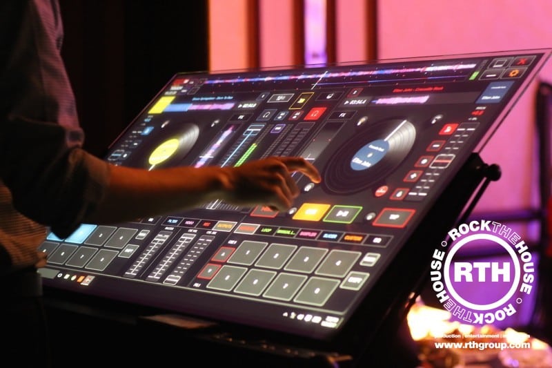 Rock The House Interactive Touch Screen DJ System